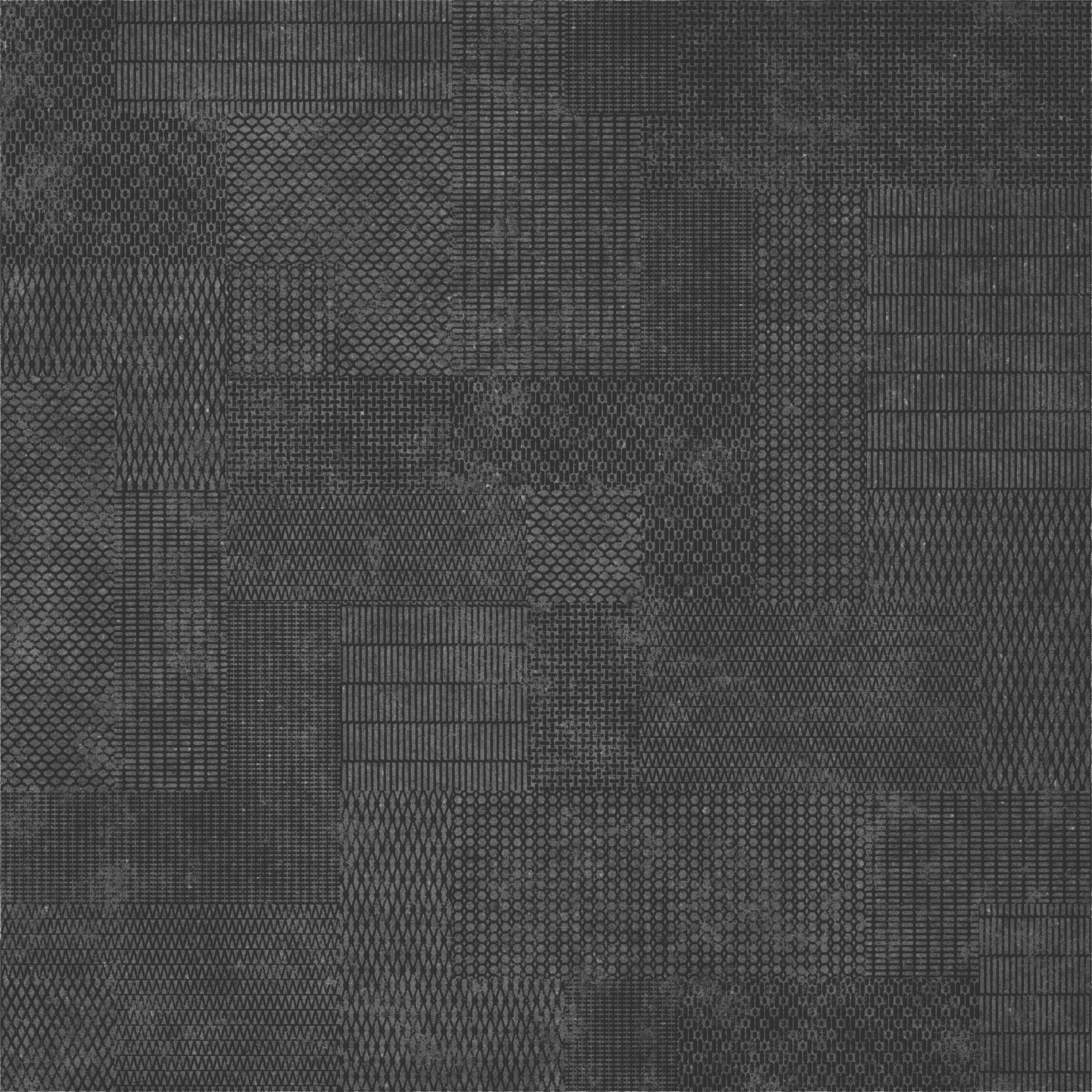 Керамогранит TRAME3 - Antracite 120x120 см