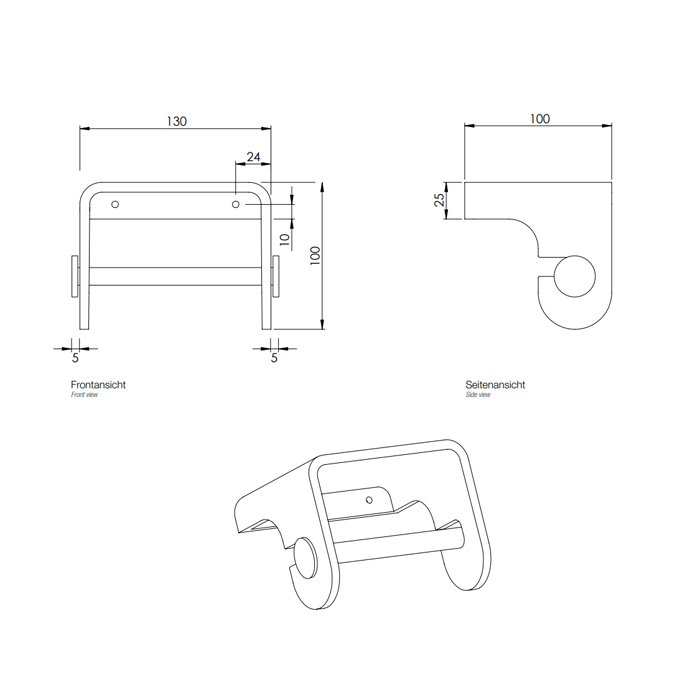 Decor Walther Держатель туалетной бумаги
